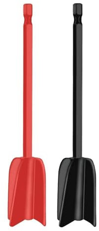 2-Piece Paint Mixer for Drill - Mixing Paddle for Paint & More - Universal Drill Attachment for Efficient Mixing