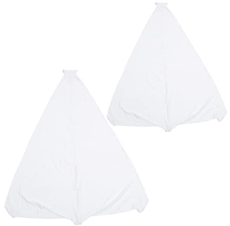 Hoement 2piezas Cubierta De Soporte Para Altavoces De Funda De Poliéster Reutilizable Cubierta Para Trípode Para Espectáculos y Eventos