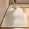 Highdi Linienmuster Küchenläufer, Saugfähig Läufer Flu Teppich Küche Flur Teppich Läufer, Waschbar Teppich Küche, rutschfest Küchenteppich,für Eingangsbereich Esszimmer (Beige,60x180cm)
