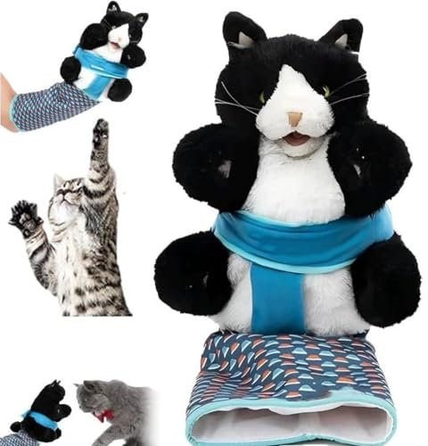 oyeftp Cat Wrestling Puppet, Cats Hand Puppets Interactive Toys, Cats Wrestling Glove for Cat Play, with Tough Padding Cat Toys for Safe and Fun Interactive Play