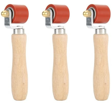 Lbvzxkad 3X Rouleau de Pression à Main, Rouleau de Pression en Silicone de 28Mm Rolle pour Outils de Toiture PVC / / EPDM Outils de RevêTement de Sol Outil de Soudage