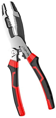 Alicates Pelacables Con Ergonómico Cortador De Cables Herramienta Reparación Para Hogar Para Almacenamiento Seguro Y Fácil Portabilidad Herramienta Instalación Eléctrica