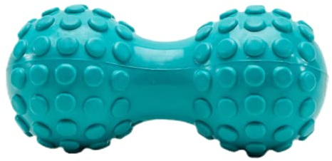 Gaiam Unisex Wiederherstellung Dual-Zone Rückseite Massage-Roller, Türkis, One Size