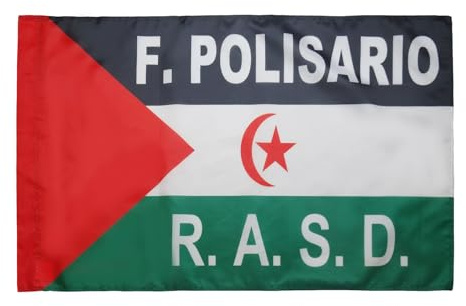 AZ FLAG Bandera del Frente POLISARIO Sahara Occidental 90x60cm para Palo - Bandera SAHARAUI 60 x 90 cm