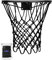 XXXYYY Schwarzes Basketballnetz für den Außenbereich, strapazierfähig, 2022, professionelle On-Court-Qualität [195 g], Allwetter-Anti-Peitsche, 12 Schlaufen