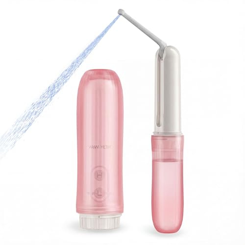 Portable Electric Bidet, Handheld Battery Powered Travel Bidet, Pink