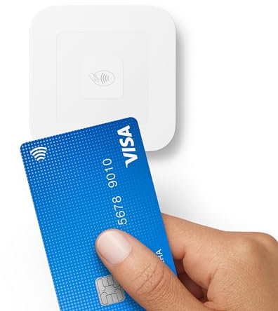 Square Kontaktloser Bluetooth-Kartenleser (2. Generation) – Nehmen Sie kontaktlose und Kartenzahlungen an – akzeptiert Chip und PIN, Debit- und Kreditkarten, Apple und Google Pay