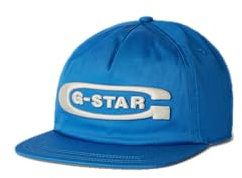 G-Star RAW Herren Avernus Flat Brim Cap, Blau (River Blue D24316-A504-2683), PC