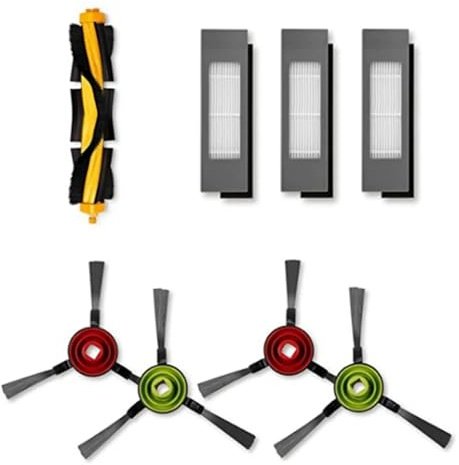 EADXCSF Hauptseitenbürsten-Hepa-Filter, kompatibel mit Ecovacs Deebot OZMO 920/950/T5/T8/T8 AIVI/ N7 N8 Pro+, Staubsauger-Ersatzzubehör
