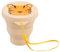 Villa d'Este Home Tivoli 1996 Bicchiere pieghevole con coperchio 200 ml, in silicone, decoro tigre, Les petites Safari