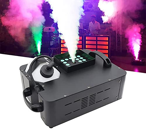 1500W dimma maskin rökmaskin med 24 LED -lampor sceneffekt vertikal spray dimma rökmaskin dimare för scenkonsert bröllopsfest