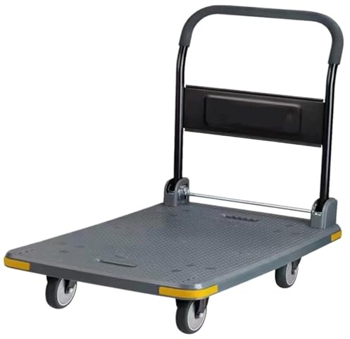 GTOULHH Carrello Portapacchi Trasloco Carrello A Piattaforma Pieghevole, capacità di Carico di 150 kg Bagagli