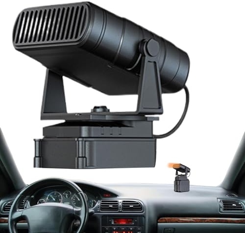 Riscaldatore portatile per auto - riscaldatore portatile | Dispositivo di riscaldamento per piccoli spazi - Adatto per campeggio, ufficio, stanza, camion, furgone, SUV, berlina, interni ed