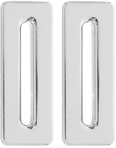 Hemobllo Troppopieno Versatili e Lavabo in 2 per Copertura di Zinco Pezzi Lega Argento, Tappi di Scarico Facili da Lavandino Bagno e Cucina