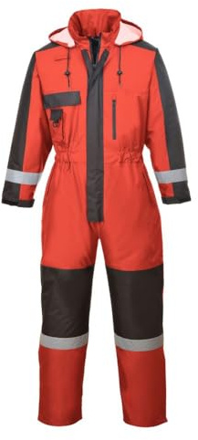 Portwest Buzo Winter, Tamaño: S, Color: Rojo, S585RERS