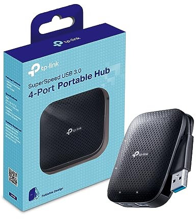 TP-Link USB 3.0 4 Port Portable Data Hub for Mac, iMac, MacBook Pro Air, Ultrabook, Compatible with Windows, Mac OS X and Linux systems (UH400)