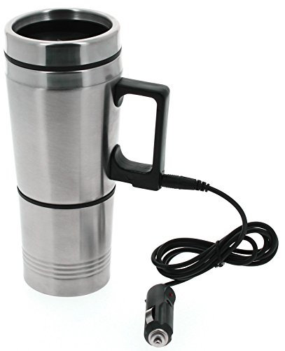 Sumex Suministros Exteriores SA Travel Mug Bowl 12 V Electric Heated Heat Thermos In Car Drink Warmer