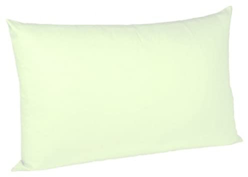 fleuresse Interlock-Jersey-Kissenbezug Uni Colours 7059 pastellgrün Größe 35x40 cm