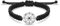 JENDEAR SHINE Kompass Armband für Herren aus 925er Silber, Verstellbare Handgewebte Seilkette, Vintage Herrenarmband