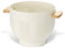 beifeier Metal Colander with Wooden Handle and Sturdy Base, 5.5 Quart Large Strainer for Pasta Vegetable Fruit, Durable Kitchen Utensil (Cream)