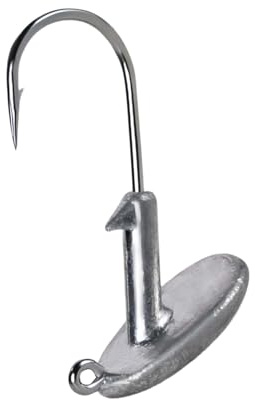 DAYUYUE 4-30 Stück Jigköpfe Angelhaken Kit weiche Köderhaken 3,5g 5g 7g 10g 14g Inklusive Kunststoff-Angelgerätebox Angeln für Süßwasser Salzwasser (10g/5 Stück)