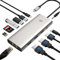 USB C Docking Station Triple Display Monitor for Dell HP Mac,Minthouz 12 in 1 USB C Hub with 8K Dual DP,4*USB Port,100W PD Thunderbolt 3/4,2.5G Ethernet/SD/TF/3.5mm Multiport Adapter for Laptop