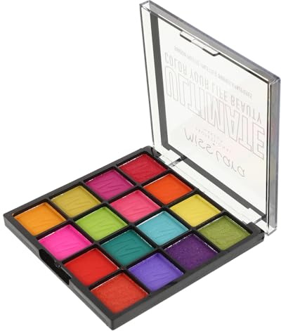 Healvian 16 Farben Lidschattenpalette in Matter Und Schimmernder Ausführung Für Halloween Und Festivals Make-up Für Frauen Und Mädchen