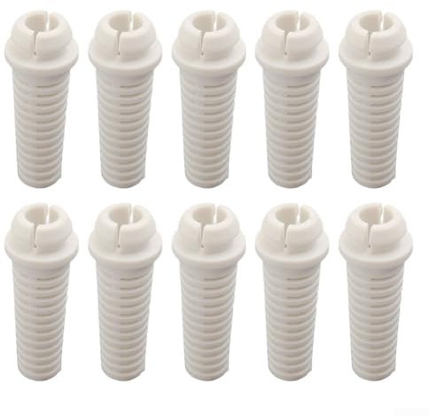 Lot de 10 manchons de protection de câble en caoutchouc pour perceuses électriques et plus (blanc)