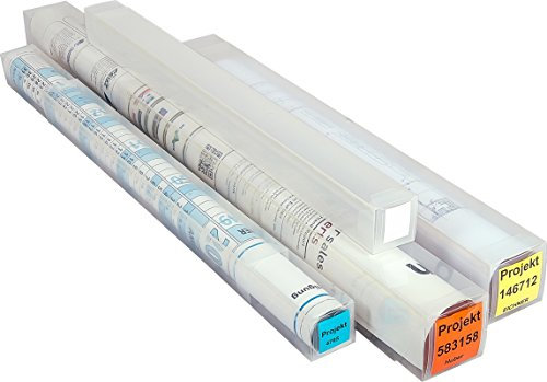 PP-Hülse transparent ausziehbar, Zeichnungshülse, Transportrolle, Köcher, Poster