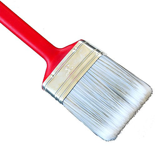 Rotix 92867 Radiador Pincel Tamaño 70 mm (3 pulgadas) | para fijar en barras de extensión (cerdas artificiales para barniz, beizen, holzschutzmittel Adecuado | esquina Pincel