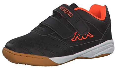 Kappa Indoor Kickoff Kinder Multisport Hallenschuhe schwarz 260509K, Schuhgröße:28 EU