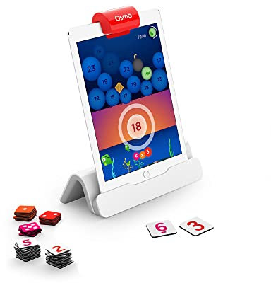 Osmo - Genius Numbers - Ages 6-10 - Math Equations (Counting, Addition, Subtraction & Multiplication) - For iPad or Fire Tablet - STEM Toy (Osmo Base Required - Amazon Exclusive)