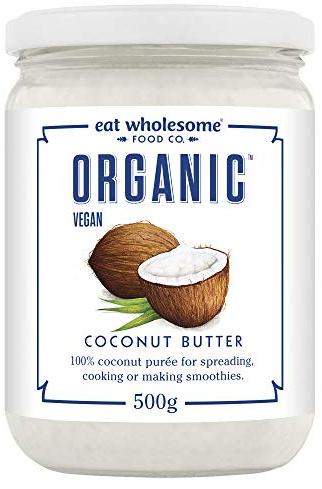 Eat Wholesome Organic Creamed Coconut Butter, 500g - 100% Coconut Purée for Spreading, Cooking & Smoothies, Vegan