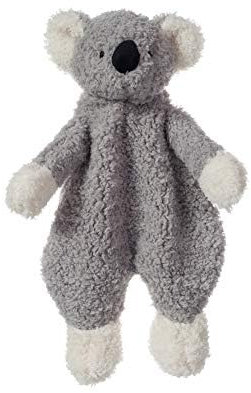 Apricot Lamb Stuffed Animals Security Blanket Gray Koala Infant Nursery Character Blanket Luxury Snuggler Plush(Gray Koala, 10 Inches)