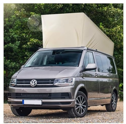 Wetterschutz-Dachhaube Für VW T5/T6, Aufstelldach Mützen Für VW California, 75D Doppelseitiges Elastisch Haube Für Dachzelt T5/T6, Pop-Top Dachschutz Ersatz, Wetterschutz-Cap Für Wintercamping.