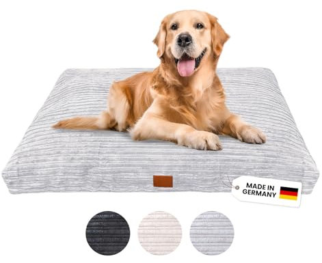 WahreTierliebe® Cozy Hundebett, Premium Hundekissen, Orthopädischer Komfort, Waschbar & Pflegeleicht, Strapazierfähiger Bezug, Perfekt für Zuhause und unterwegs