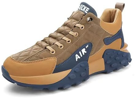 MEIION berlinwoch Herren Orthopädische Komfort Sneaker Orthopädische Komfort-Sneakers - Wasserdicht, Luftgepolstert, Ideal für Walking und Tennis - Neutrale Laufschuhe mit Komfortweite