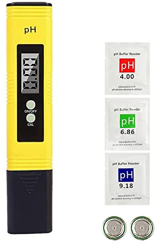 Diheohg PH Meter Digital PH Meter 0.01 PH Water Quality Test Digital Tester for Kitchen, Aquarium, Swimming Pool, Laboratory