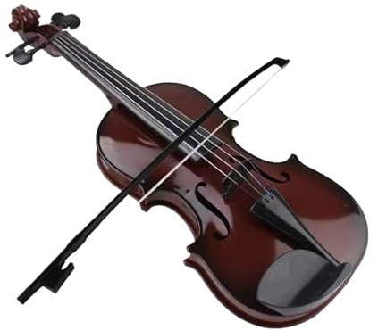 Kids Violino – Piccola stringa regolabile – Giocattolo per strumenti musicali per principianti | Custodia leggera | Strumenti stringa | per giochi quotidiani, viaggi, scuola materna, famiglia