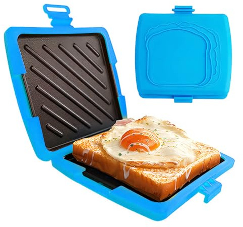 Tostadora De Sándwich | Superficie Antiadherente Y Resistente Al Calor,Tostadora Para Sándwich De Queso - Para Preparar Alimentos Y Reuniones En El Hogar Desayunos Tostados