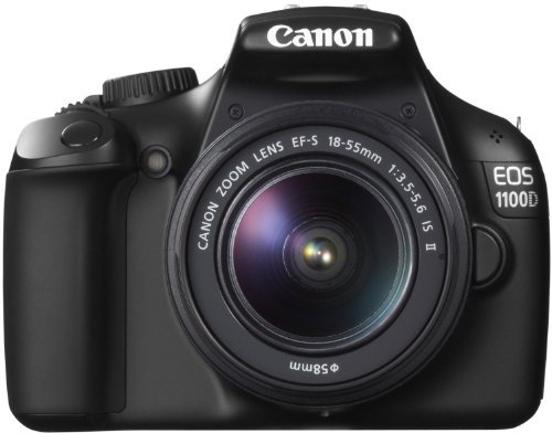 Canon EOS 1100D + EF-S 18-55mm Kit d'appareil-Photo SLR 12.2MP CMOS 4272 x 2848pixels Gris - Appareils Photos numériques (12,2 MP, 4272 x 2848 Pixels, CMOS, HD, Gris)