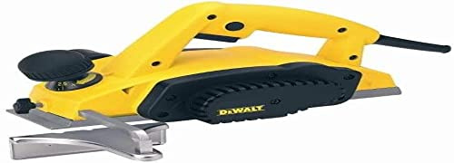 DeWalt Hyvel/handhyvel (600 W, 82 mm, 2,5 mm ändfack, 12 mm vikningsdjup, inklusive transportfodral, parallellstopp och sugpropp) DW680K