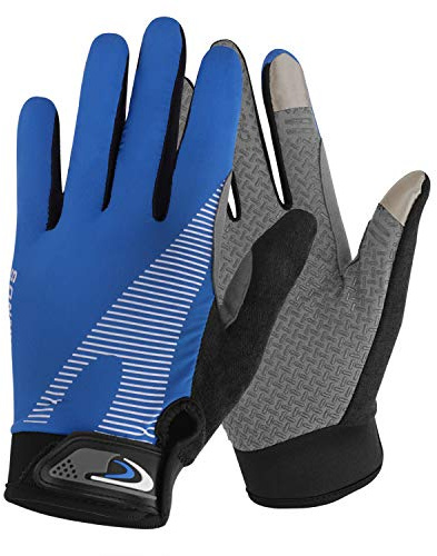 Summer Cooling Cycling Gloves Full Finger Touch Screen for Women Men Breathable Non-slip Motorcycle Mountain Bike Riding Gloves Road Bicycle BMX Lifting Fitness Climbing Workout Exercise Golf Gloves
