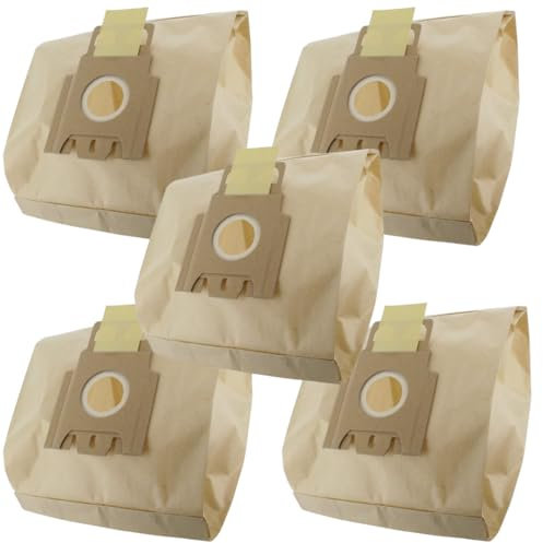 FIND A SPARE 5pcs Paper Vacuum Cleaner Bags for Hoover Enigma Power Cylinder Arianne, Amigo, Athos, Discovery, Dustman TC4210, Elios 1400, Octopus, Purepower Pets, Sensory, Telios Hoovers