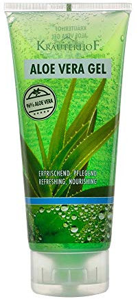 Kräuterhof® Aloe Vera Gel Idratante scottature Viso Tubetto 200 ml