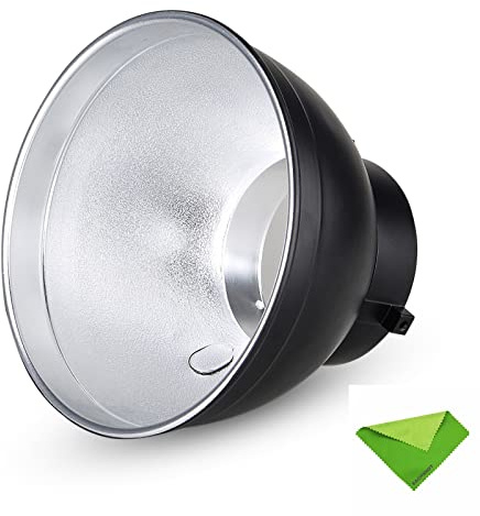 Godox AD-R6 Reflector Approx 7 Standard Bowens Mount Light Modifier for Godox AD400Pro AD600B AD600Pro AD600BM MS200 MS300 SK400II SK300II Strobe Flash Monolight SL60W VL150 SL150W Video Light