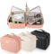 HERYEBING Trousse Maquillage, Trousse de Toilette Femme Voyage en Cuir PU, Grande Vanity Voyage, Multifonction Transparente Imperméable Pochette Maquillage (Rose)