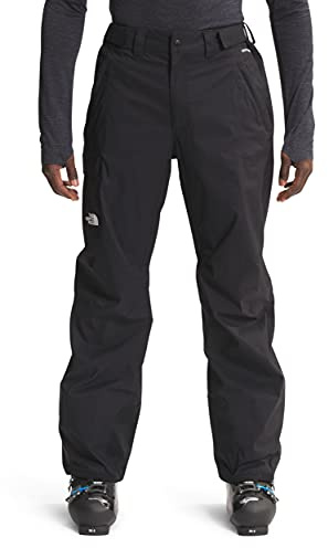 The North Face Men's Freedom Pant - Waterproof, Non-Insulated Snow Pants for Ski & Snowboard, Cargo Pockets, Ankle Gaiters, TNF Black-NPF, XX-Large Long
