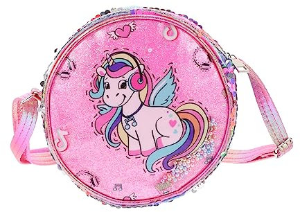 Didiseaon Pochette De Rangement Simple pour Fille De Dessin Animé Léger À Paillettes pour Enfants Pochette De Rangement pour Monnaie