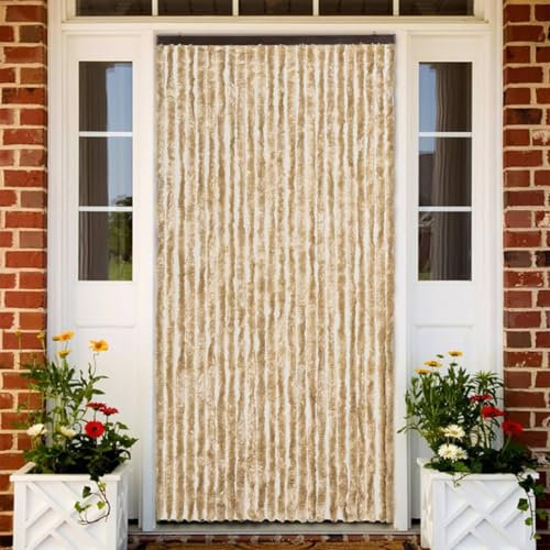 Tidyard Fly Curtain Beige 100x200 cm Chenille Model377377